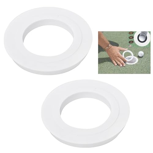 Plastic Diameter Putting Green Hole Cup Ring Training Aid Tool, 10.8cm 4.3in Putting Cup Ring Accessories for Kids Adults Indoor Outdoor Home Office Yard Lawn