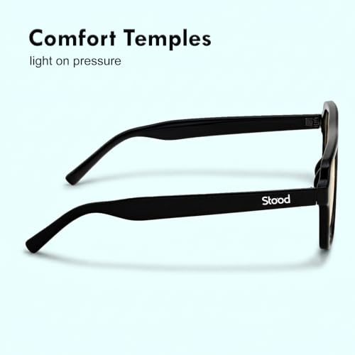 Image of Stood Retro Sunglasses | Full Rim |Soft Square | UV Protected | Medium | Men & Women | SG-STD0016