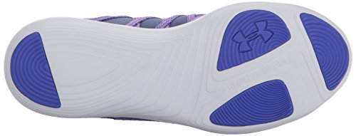Under Armour Girl's Grade School Street Precision Low Warmth Sneaker, Academy Blue (408)/Glacier Gray, 74