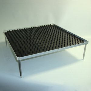 Globe Scientific 528-SDM Accessory for Rocker, Nutating Mixer II and Blot Mixer II, Stacking Platform with Dimpled Mat, 12" x 12" Size, 6.5 mm Height, 11.5 mm Wide, 13.5 mm Length
