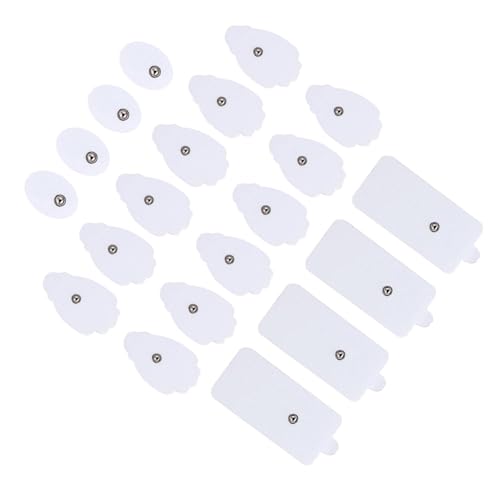 IWOWHERO 20 piezas Parches Adhesivos para Muscular Almohadillas Autoadhesivas para Fisioterapia Formas Diferentes Duraderas y Reutilizables para Masaje y Terapia Corporal