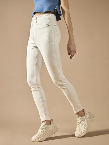 Image of Dolce Crudo Distressed High Rise Skinny Jeans for Women