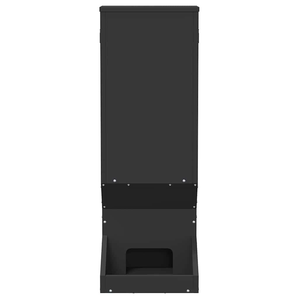 Genérico Comedero para Ciervos Negro 28 x 30 x 80 cm,Producto para Mascotas y Animales,Productos para Mascotas,Cuencos, comederos, y bebederos para mascotas-874609