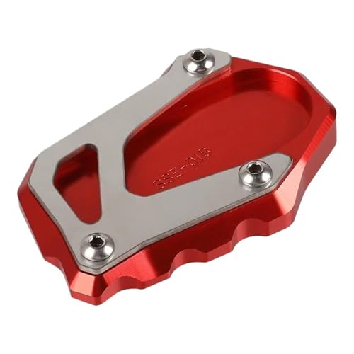 HYPERICIN Unterstützungszubehör Ständerverlängerung Fuß Seitenständer Vergrößerungsplatte Für Suzuki Für V-Strom 1050/XT 1000 GSX-S1000F GSX-S 1000 Katana Verbreiterung Ständer Platte(1)