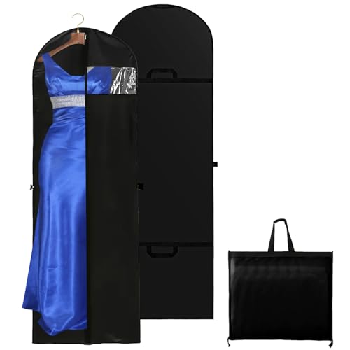 1 Pcs Housses de Vêtements Longues 180 * 60cm,Sac à Vêtements Long,Housse Robe de Mariée,Respirante et étanche à la Poussière Housses de Vêtements,pour...