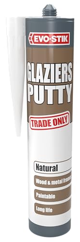 EVO-STIK Glaziers Putty Natural - 280ml - Gun Grade Acrylic Glazing Putty