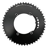 DJC Stone 110bcd ラウンドダブルチェーンリング 12速エアロスタイル シマノ 105 R7100 UT R8100 DA R9200 ロードバイク用 56-42T 55-40T 54-40T 53-39T 52-36T 50-34T 48-33T 46-32T 58-44T、フラット54-40T