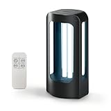 SANSI UV Sanitizer Light, 18W Ultraviolet Sanitizer, Portable 254nm Wavelength UVC Cleaning Lamp with 3-Level Timer and Remote Control, 99.99% UV Light Ozone Free for Whole Room