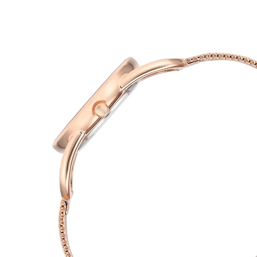 Image of Titan Raga Chic Quartz Analog Pink Dial Metal Strap Watch for Women-2696WM01