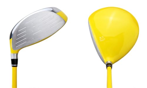 Golfschläger Holz Nr. 1, Driver/Hybrid für Rechtshänder, 3-12 Jahre, Anfänger, Jungen und Mädchen, mit Carbonschaft und Schlägerhaube