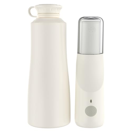 kelleria Po Dusche für die Intimhygiene, Reise tragbares Bidet Intimdusche, Elektrisches Bidet für Reisen und Alltag, Spart Papier, Geeignet für jede Lebenslage, IPX7 wasserdichtes, 350ML, Weiß