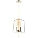 Cyan Design Lusterous Three Light Pendant Chandeliers & Pendants, Satin Brass