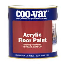 COO-VAR Acrylic Floor Paint Black 5L