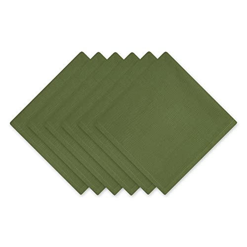 Dii Solid Napkin Set Collection, 20X20, Antique Green, 6 Piece #TOP7