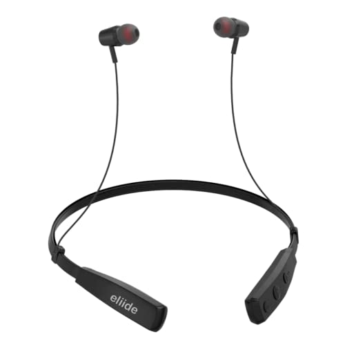 eliide Bomb Beat Bluetooth Neckband 45 Hrs Playback, IPX5
