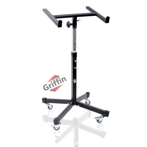 Griffin Rolling Studio Mixer Stand DJ Cart (MobileTILT Series) –