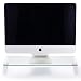 Produktbild Slabo Monitorständer Notebookhalterung für Monitor | Bildschirme | iMac | MacBook | TV | Notebook | Laptop Aluminium - Plexiglas - Weiß