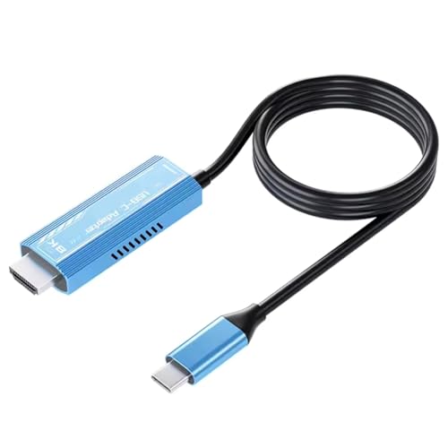 Wsikafxn USB C�i3/4�Ή��j����݊���8K 60Hz�A�_�v�^�[�P�[�u���A1.8m�t���@�\�f�[�^�P�[�u��