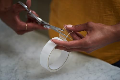 Image of Duck Max Double-Sided Gel Tape with Nano-Grab Technology, Clear, Multi-Purpose & Removable, 0.94 inch x 5 Feet, Clear, 6 Pack (287640)