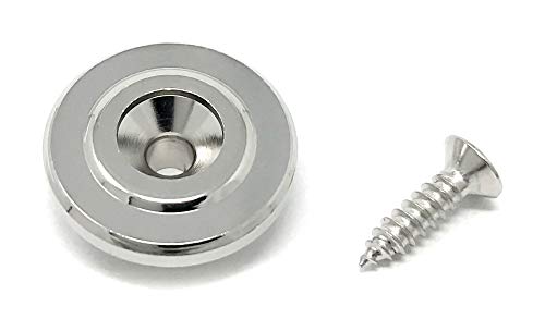 Vintage Forge Nickel Round String Retainer Guide Tree For Fender Precision Jazz Style Bass Guitars And Others With Screw Bsr40-Nkl #TOP4