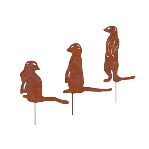 LQIOACU gartendeko für draußen,gartendeko,gartenstecker,3 Stück,...