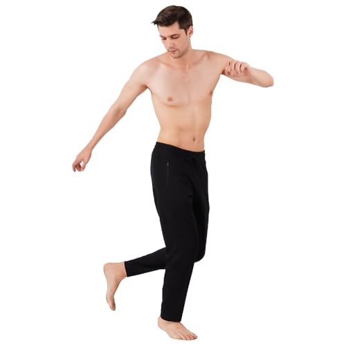 Image of F A S O Men's Track Pants | Super Combed Cotton | Straight Fit | Side Pockets | Adjustable Waistband | Label-Free Comfort | Casual & Gym Wear