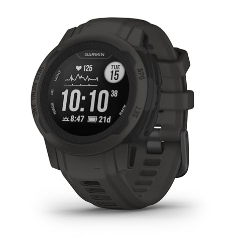 Image of Garmin Instinct 2S, Smaller-Sized Rugged Outdoor Watch with GPS, Built for All Elements, Multi-GNSS Support, Tracback Routing and More, Graphite | 40 Mm Rugged GPS Smartwatch, Fiber-Reinforced Polymer, Multi-Gnss and Tracback, 10 Atm Water Resistant, Up to 21 Days Battery