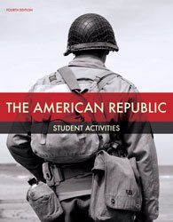 Paperback BJU Press The American Republic 4ED Student Activities Manual 298380 Book