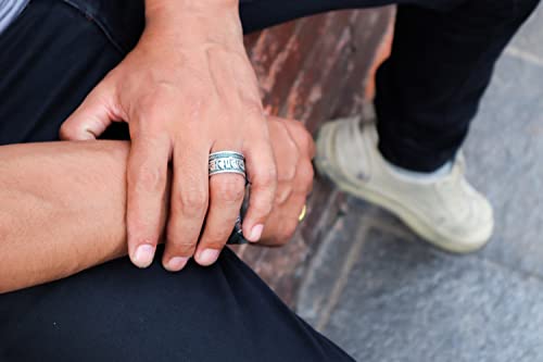 Tibetan Om Mani Padme Hum Healing Ring2