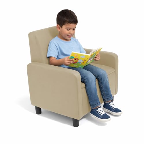 Image of FDP Kid Comfort Collective Modular Club Chair with Arms - Sand