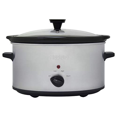NESCO SC-6-25, Slow Cooker, 6 Quart, Silver