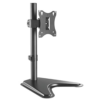 LUMI Brateck Height Adjustable Single Monitor Stand Mount | Supports 13-27