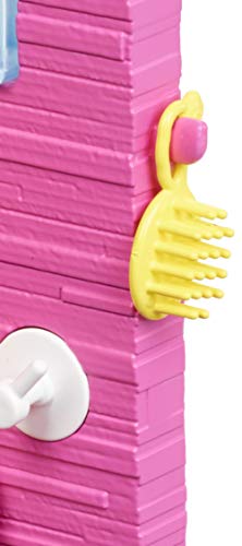 Barbie Doll and Furniture Set, Bathroom with Working Shower - Image 6