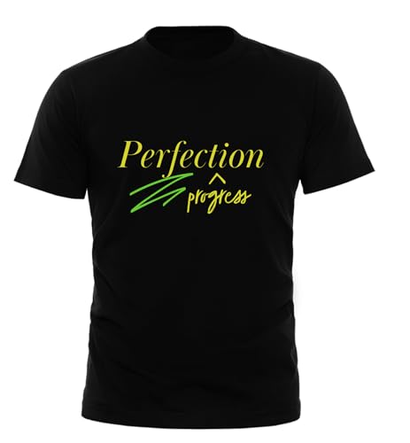 Image of ALOVA Men's Black Round Neck T-Shirt | 100% Cotton | Half Sleeve | Front Printed | Casual & Comfortable Style