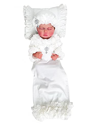 Love Art Lux Bio-Baumwolle Babybody - Süßer Sonnen-Design Einteiler Für Jungen & Mädchen, GOTS Zertifiziert, Weiß