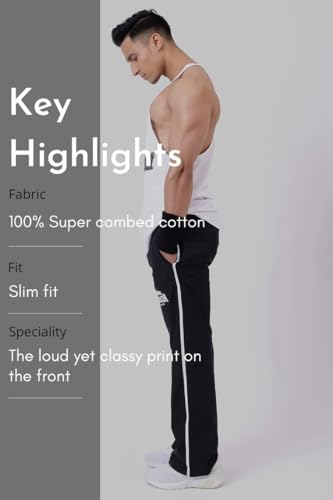 Image of FUAARK Men's Super Combed Cotton Tank Tops Gym Bodybuilding Vest Fitness Workout Sleeveless Stringers