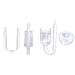 UEETEK Juego de 4pcs Aquarium Fish Tank CO2 Difusor Reactor de Dióxido de Carbono con Válvula de retención / U-Shape Tubo de vidrio / Sucker