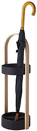 Porte-parapluie en bois M1 étagère de sol design pour hall et bureau