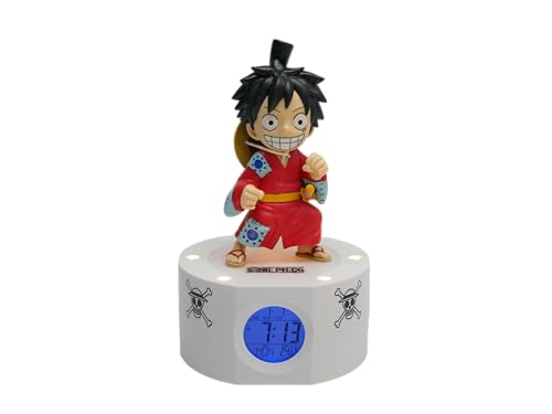 Teknofun - Wecker One Piece - Luffy in Kimono - Beleuchteter Retro