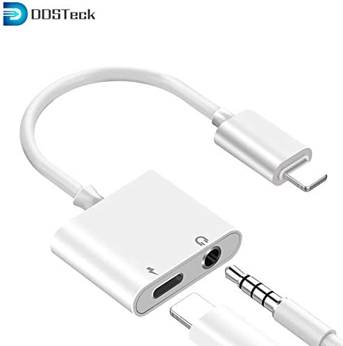 Headphone Jack Adapter Dongle Splitter to 3.5mm Jack Adapter，for Phone Charge Adaptor & Earphone Audio Converter Cable Compatible for Phone