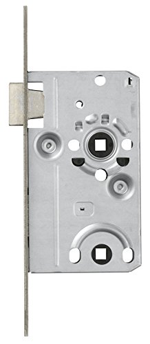 ABUS Tür-Einsteckschloss Bad Stumpf TKB20 für DIN-rechts Türen, silber, 57203