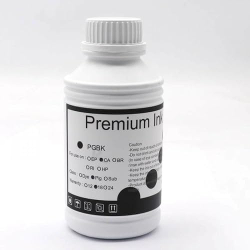 Recarga de tinta pigmentada de 500ml para el mantenimiento de plotters IPF9000 y IPF6300S