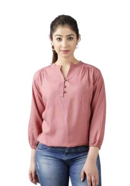 RAJORA Enterprises Women's Beautiful Rayon Short Kurti/Top (RJ-Kurti-003)