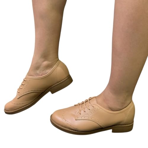 Sapato Oxford Mocassim Casual Conforto Feminino 4170.424 Beira Rio (Nude, BR, Adulto, Numérico, 36)