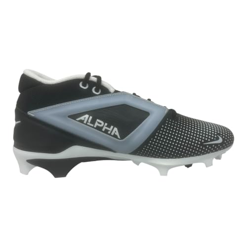 Image of Nike Alpha Menace 4 Elite Football Cleats (FD7036-600, University Red /Team Red /Black /White)