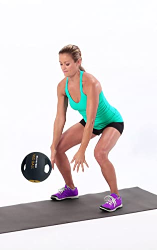 Sporteq Pro Medicine Ball - Strength Training Equipment for Core, Cardio Training - Workout Equipment with Double Handle Weighted Grip - 7 KG - Image 6