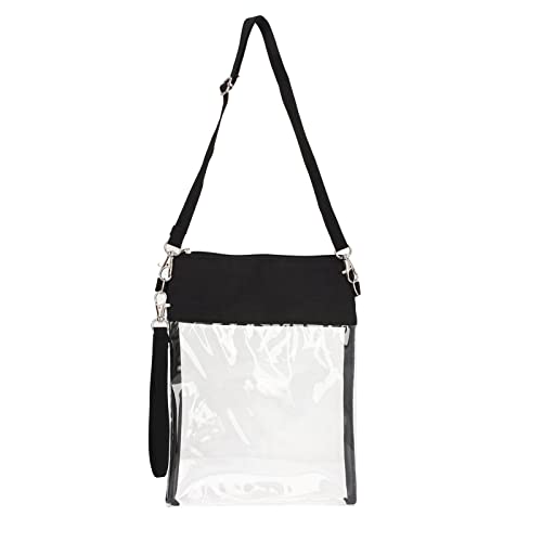 Clear Transparent Messenger Bag Visible Lining Regulable Shoulder Straps For Various Events Pvc Material4