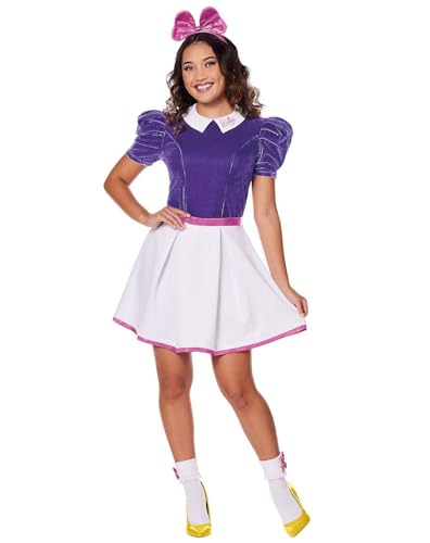 Spirit Halloween Mickey And Friends Adult Daisy Duck Costume | Disney Costume | Group Costume | Cosplay Costume