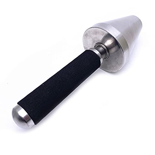 Jiayouy Heavy Metal Bell Mouth Truing Tool Roller Dent Remover for Trumpet Saxophone Brass Musical Instrument