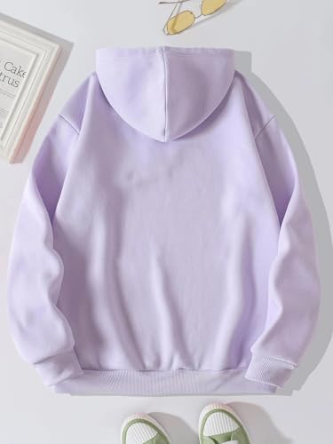 Image of SXV STYLE Hooded Pullover Solid Plain Unisex Cotton Oversized Baggy Sweatshirt Hoodie